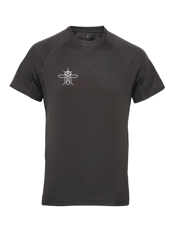 Men's Panelled Training T-shirt Charcoal